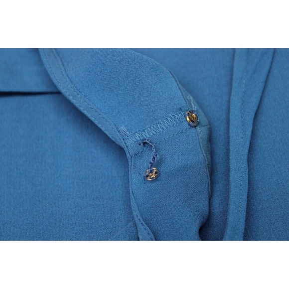 Eileen Fisher Silk‎ Crepe Boat Neck Sleeveless Tea Length Dress Women's Medium - Picture 9 of 12